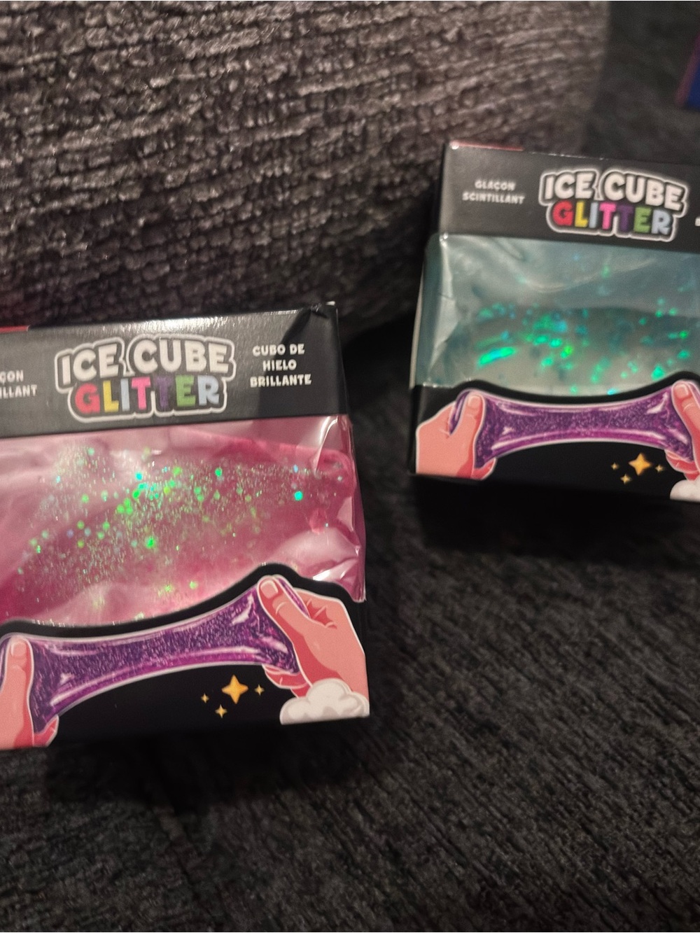 Squishy Party Pack - Pink Glitter and Green Glitter